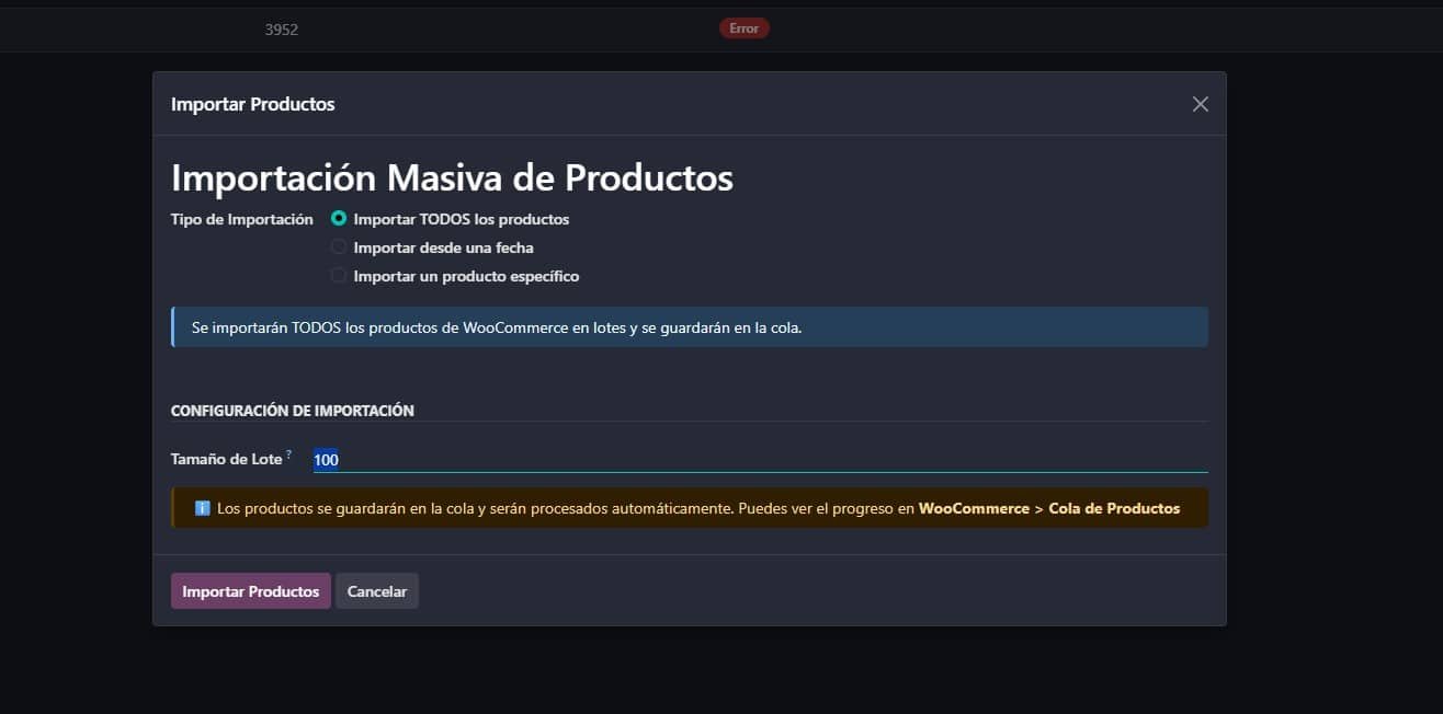 odoo woocommerce connector import products